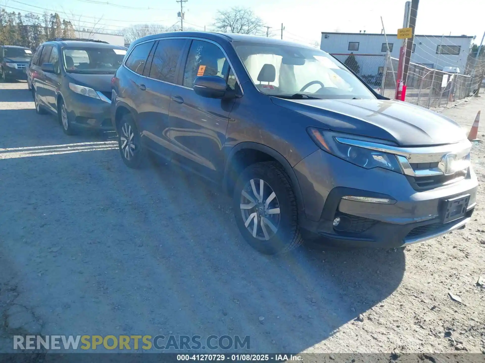 1 Photograph of a damaged car 5FNYF6H5XKB051708 HONDA PILOT 2019