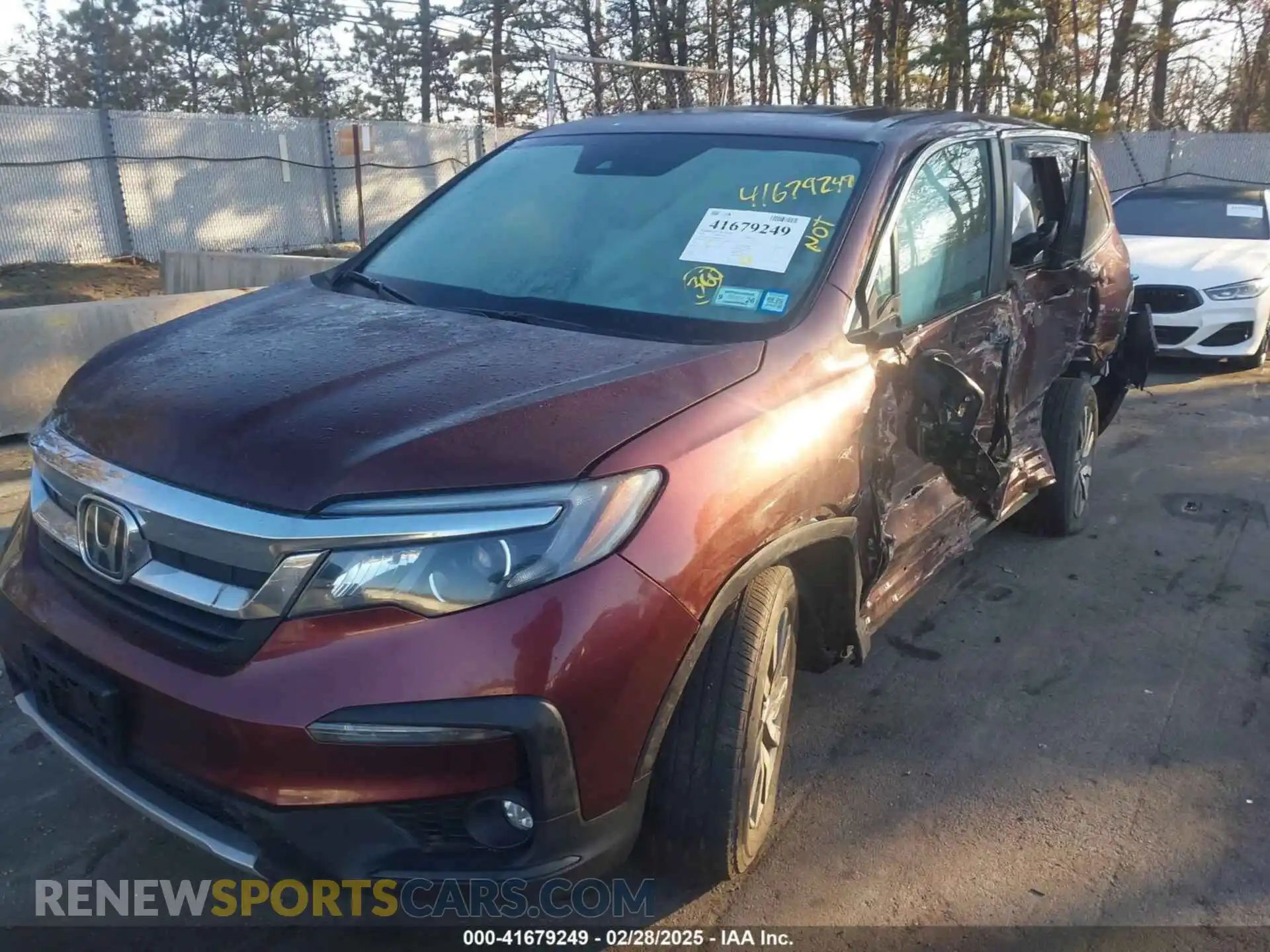 2 Photograph of a damaged car 5FNYF6H5XKB077290 HONDA PILOT 2019