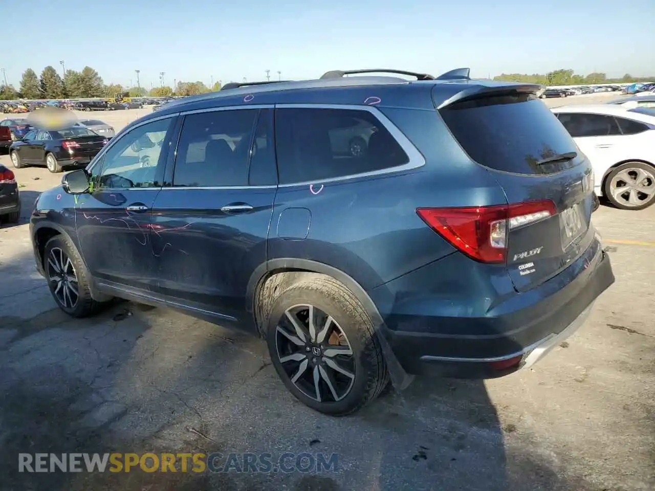 2 Photograph of a damaged car 5FNYF6H62KB005413 HONDA PILOT 2019