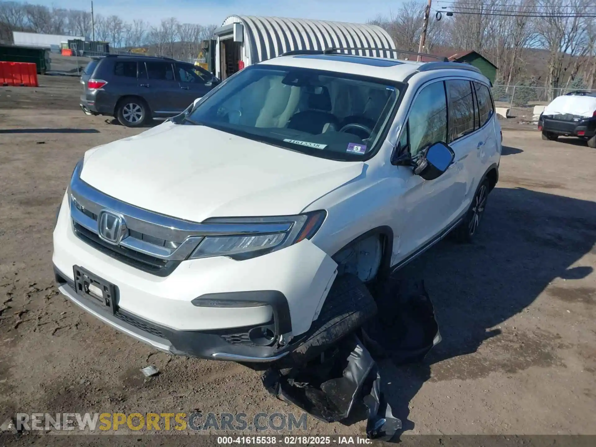 2 Photograph of a damaged car 5FNYF6H66KB073553 HONDA PILOT 2019