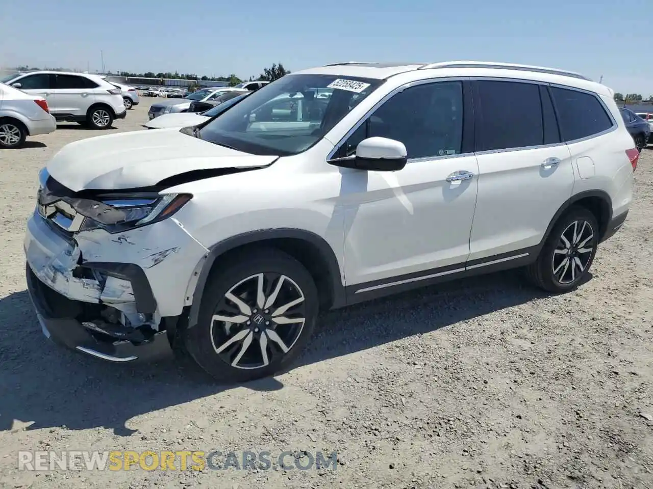 1 Photograph of a damaged car 5FNYF6H96KB057122 HONDA PILOT 2019