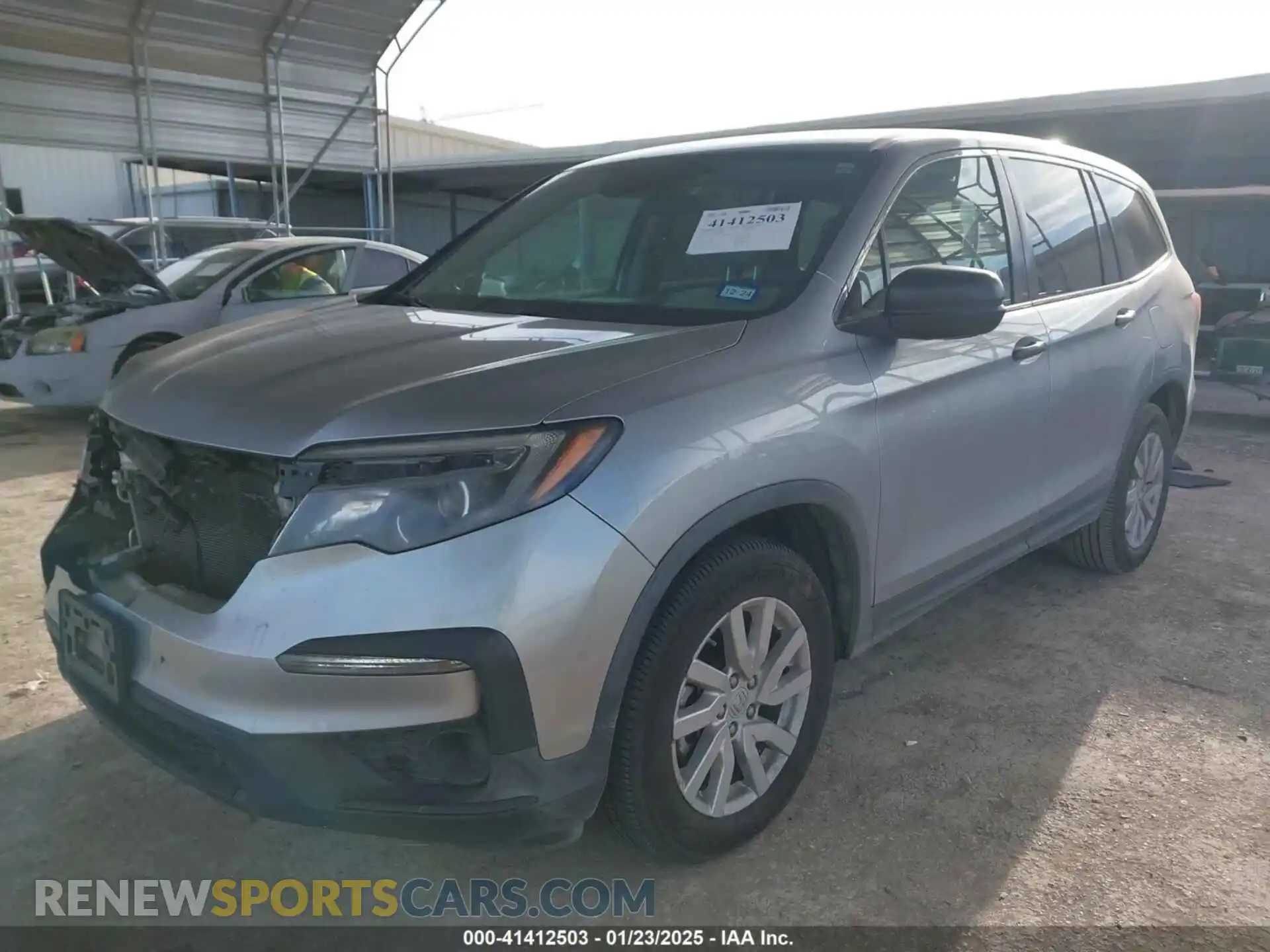 2 Photograph of a damaged car 5FNYF5H14LB007874 HONDA PILOT 2020
