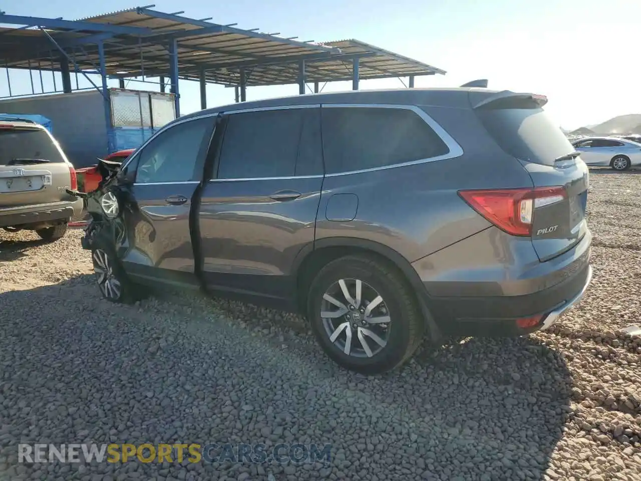 2 Photograph of a damaged car 5FNYF5H33LB021119 HONDA PILOT 2020
