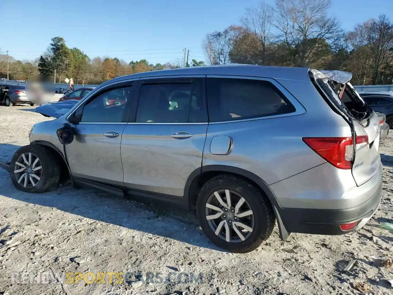 2 Photograph of a damaged car 5FNYF5H38LB027059 HONDA PILOT 2020