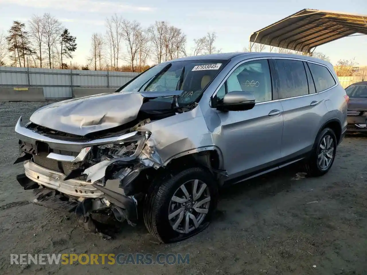 1 Photograph of a damaged car 5FNYF5H51LB026045 HONDA PILOT 2020