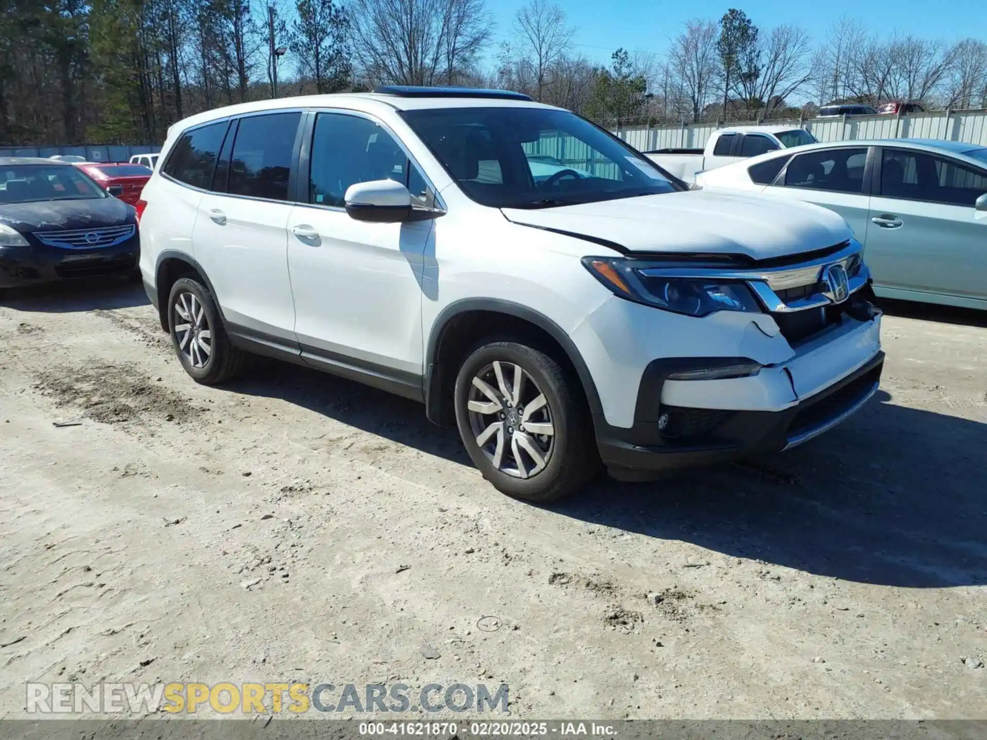 1 fotografías del automóvil dañado 5FNYF5H53LB003768 HONDA PILOT 2020