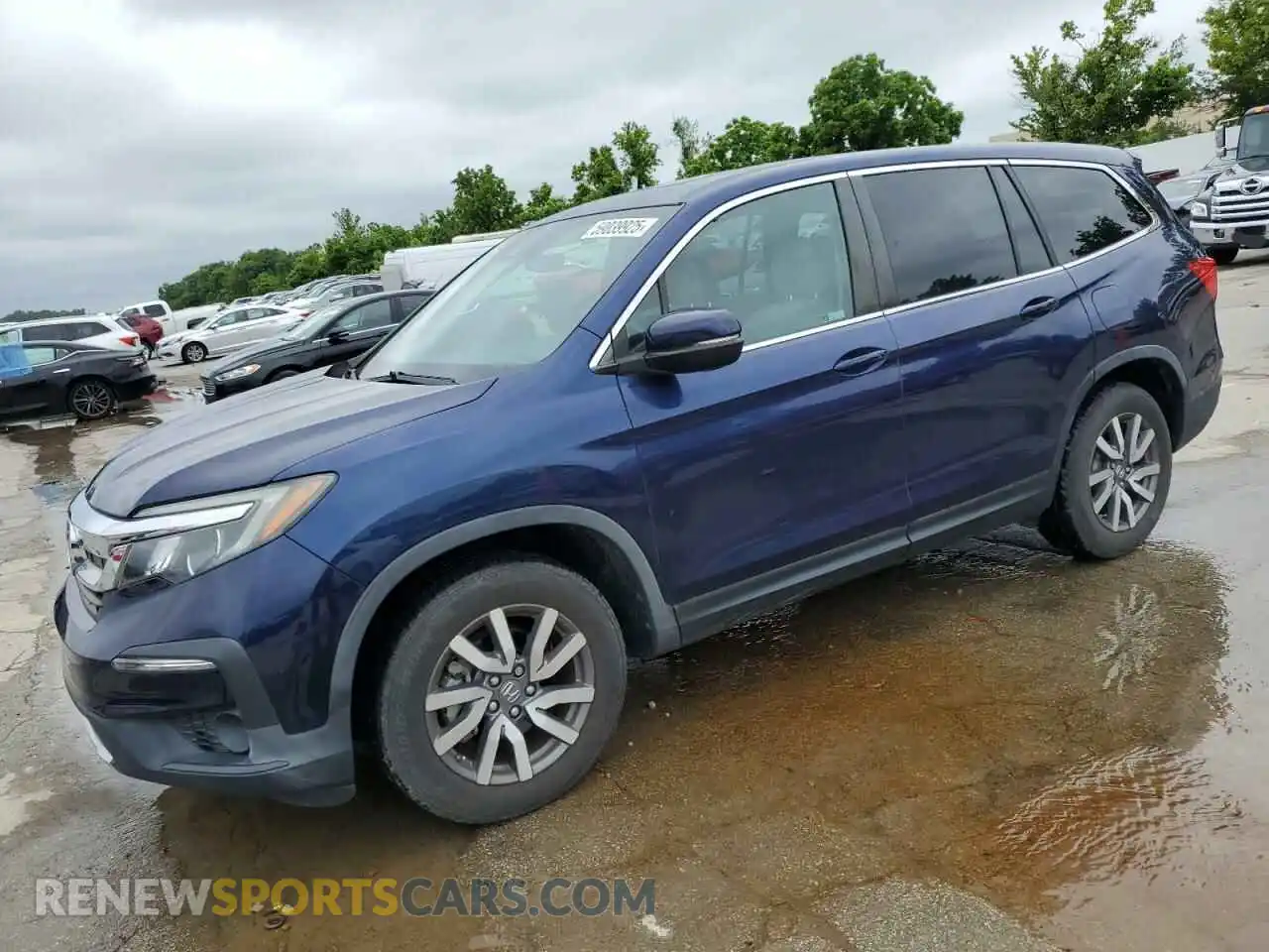1 Photograph of a damaged car 5FNYF5H53LB014737 HONDA PILOT 2020