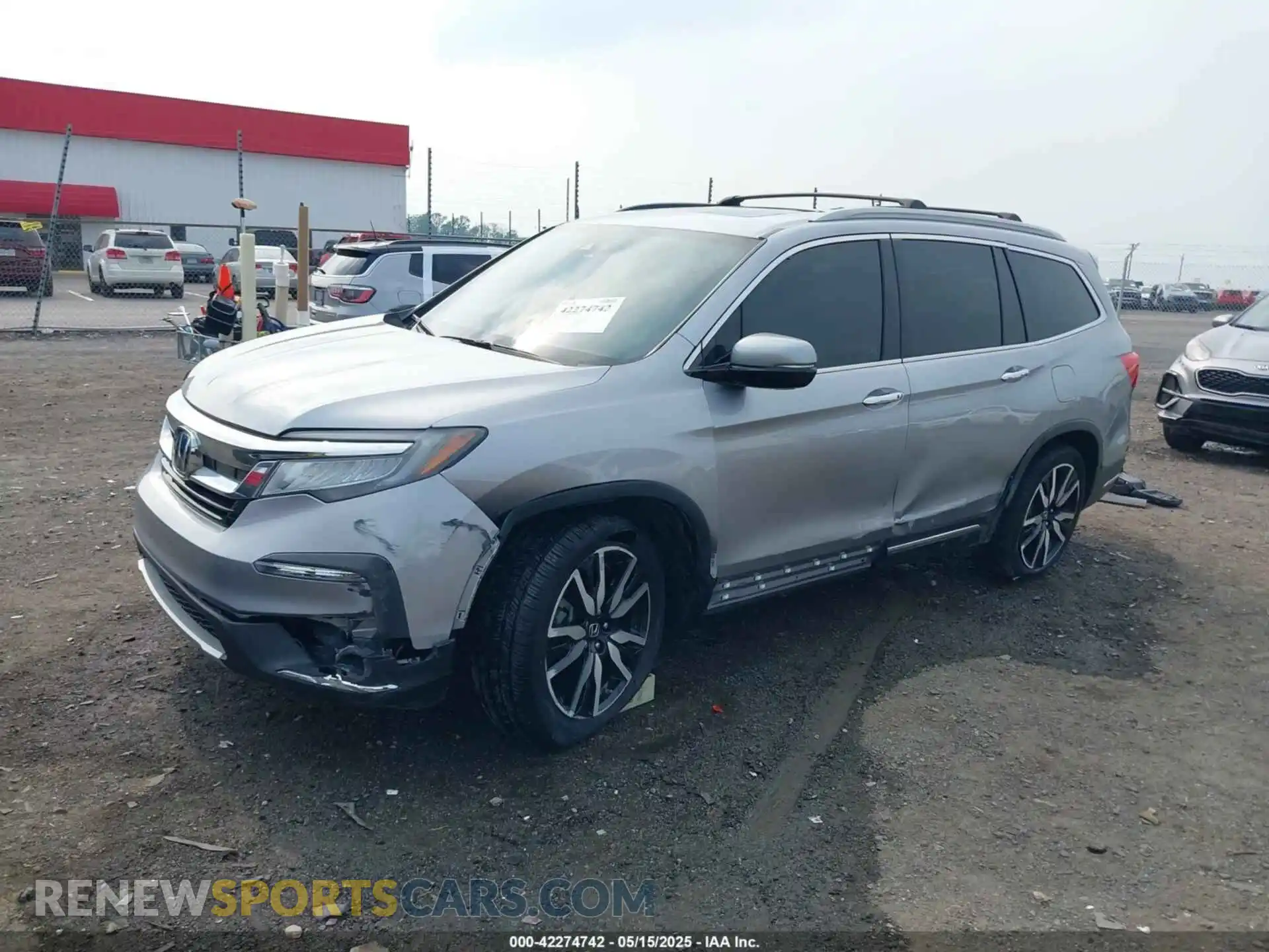 2 Photograph of a damaged car 5FNYF6H0XLB020657 HONDA PILOT 2020