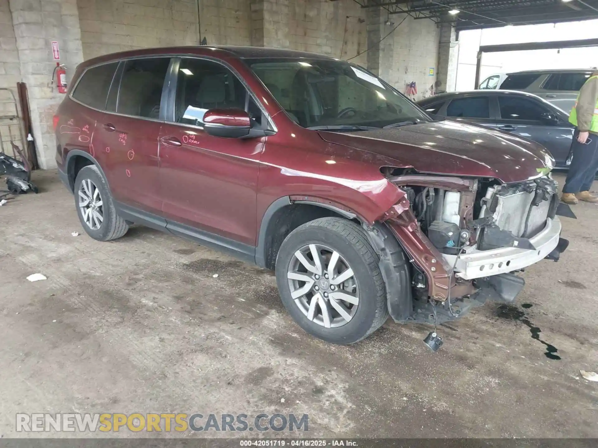 1 Photograph of a damaged car 5FNYF6H34LB021295 HONDA PILOT 2020