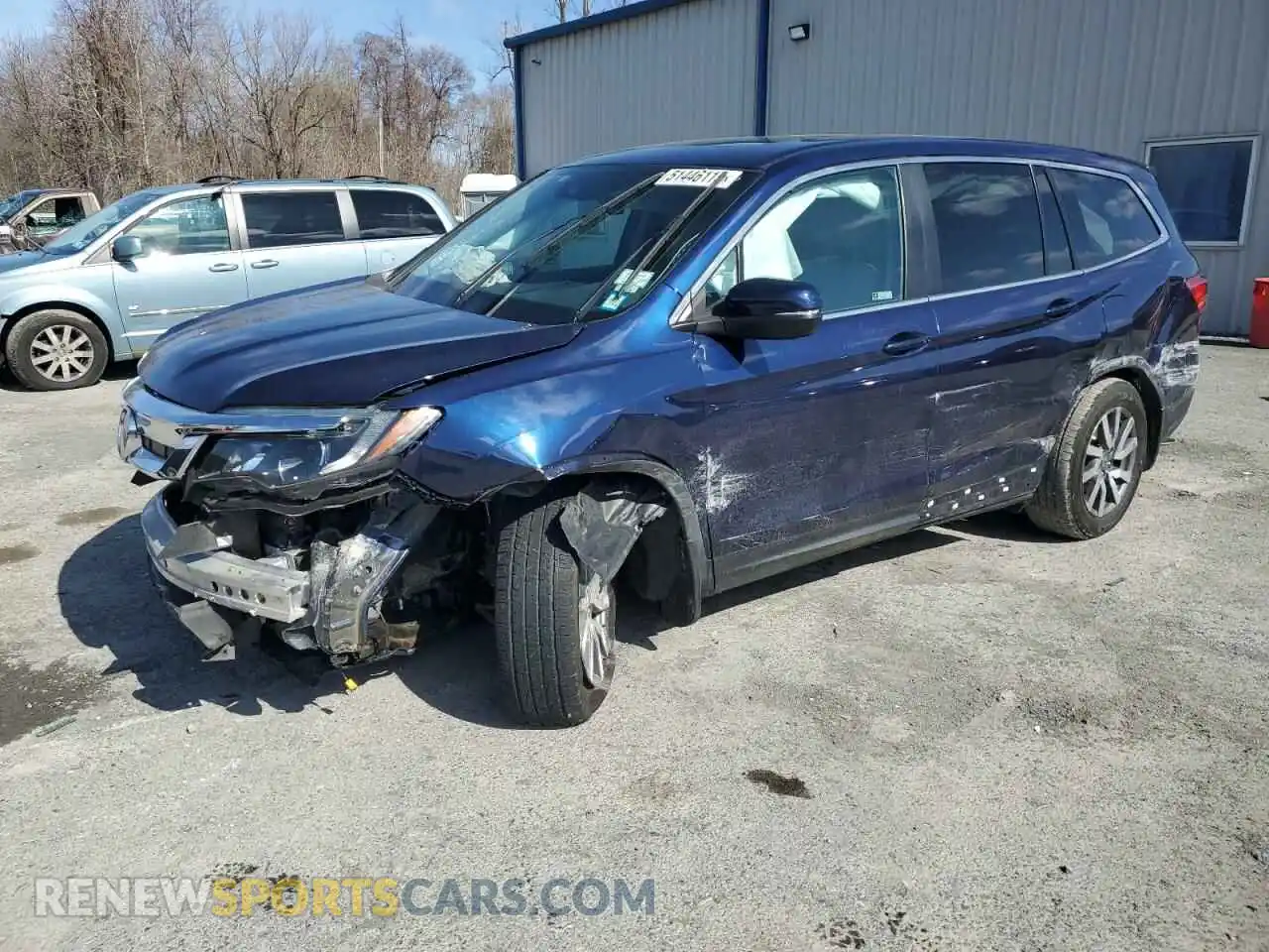 1 Photograph of a damaged car 5FNYF6H50LB034160 HONDA PILOT 2020
