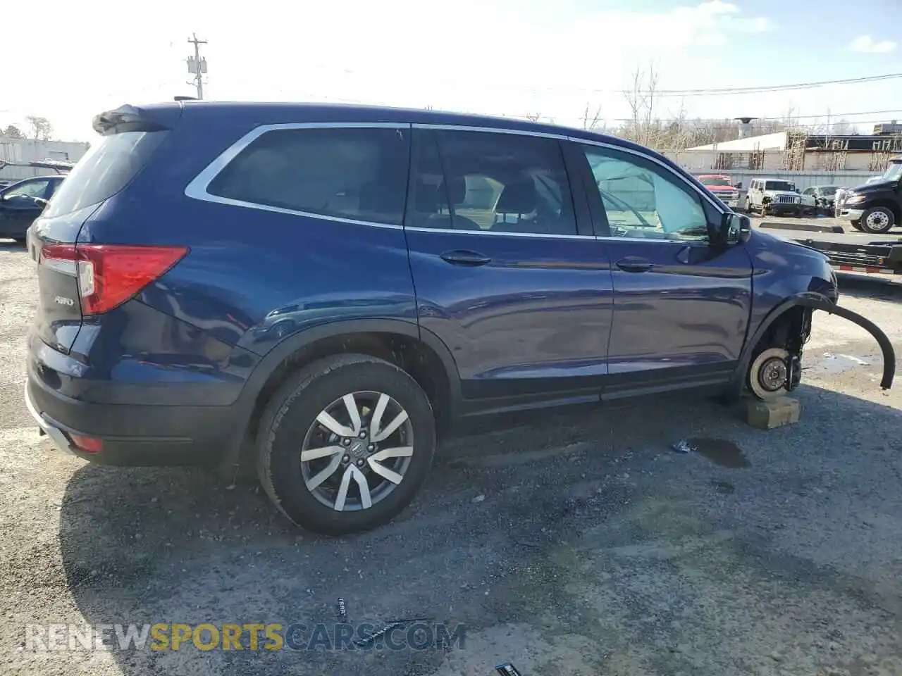 3 Photograph of a damaged car 5FNYF6H50LB034160 HONDA PILOT 2020