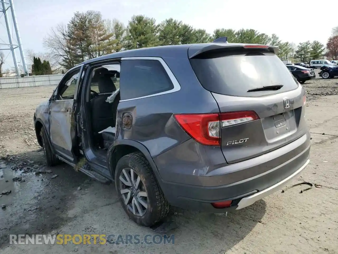 2 Photograph of a damaged car 5FNYF6H51LB008604 HONDA PILOT 2020