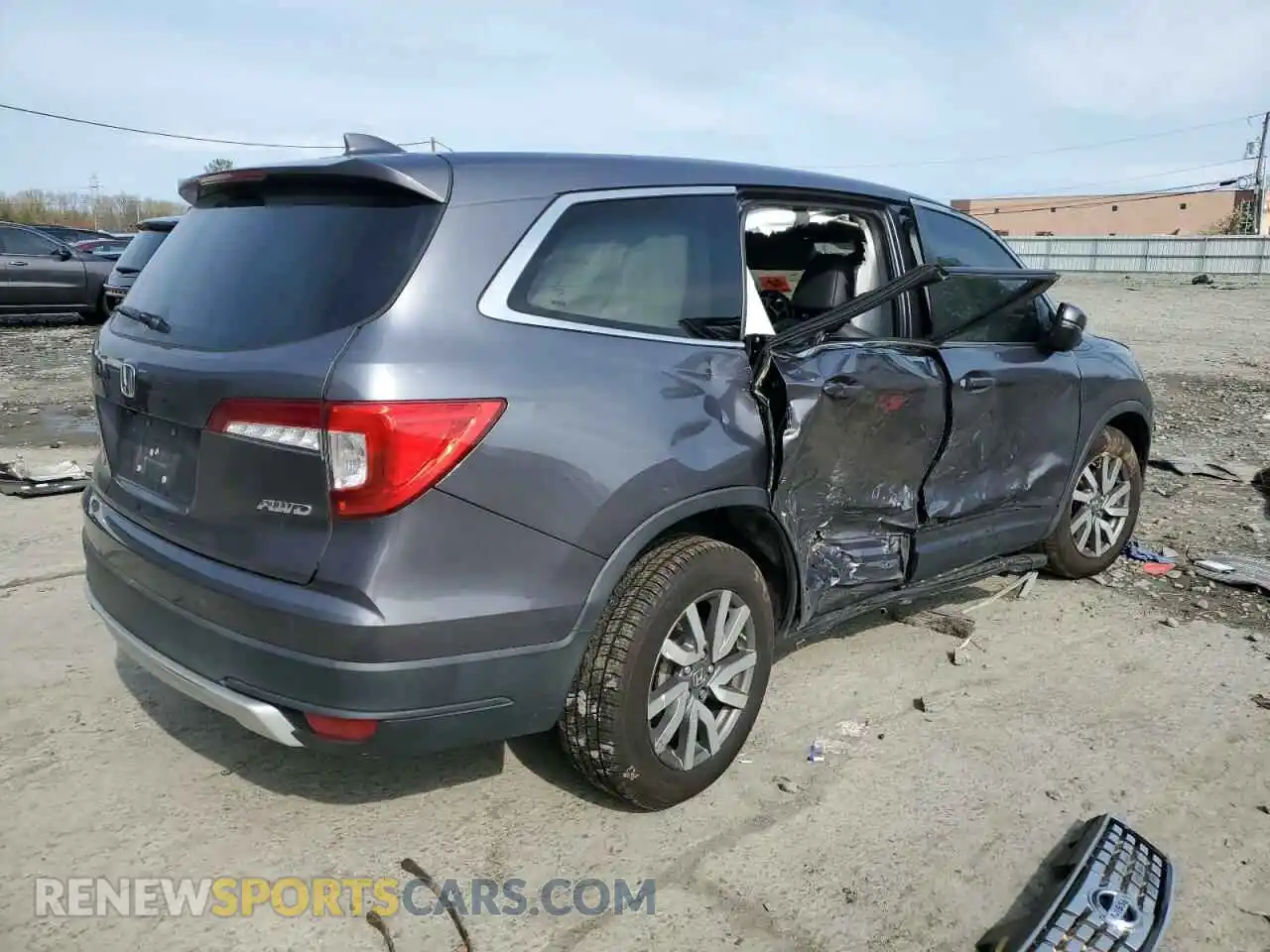 3 Photograph of a damaged car 5FNYF6H51LB008604 HONDA PILOT 2020