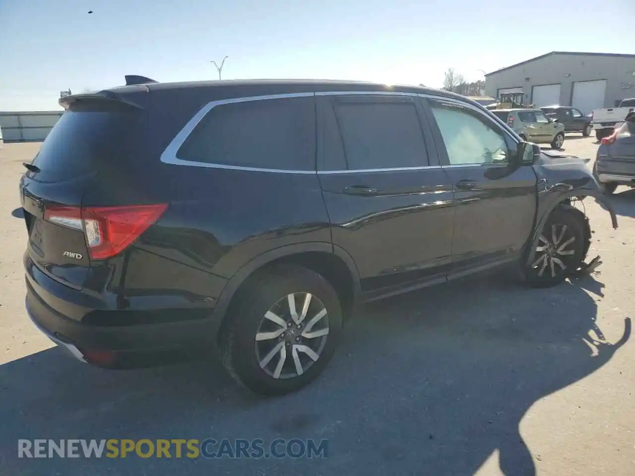 3 Photograph of a damaged car 5FNYF6H59LB035050 HONDA PILOT 2020