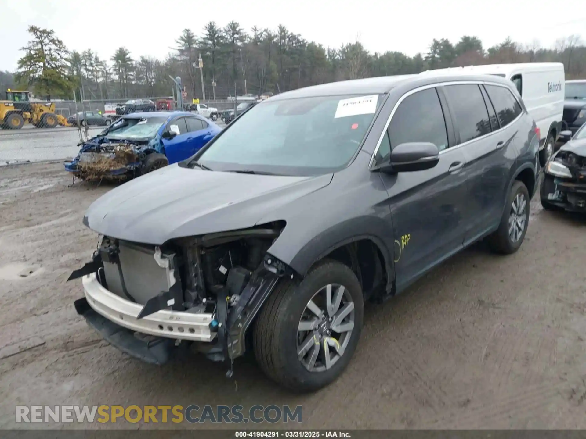 2 Photograph of a damaged car 5FNYF6H59LB047246 HONDA PILOT 2020