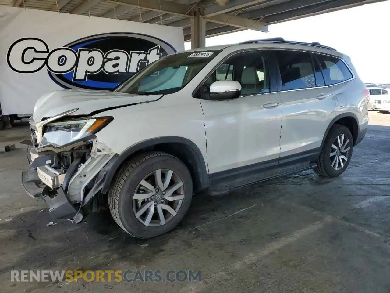1 Photograph of a damaged car 5FNYF6H5XLB030245 HONDA PILOT 2020
