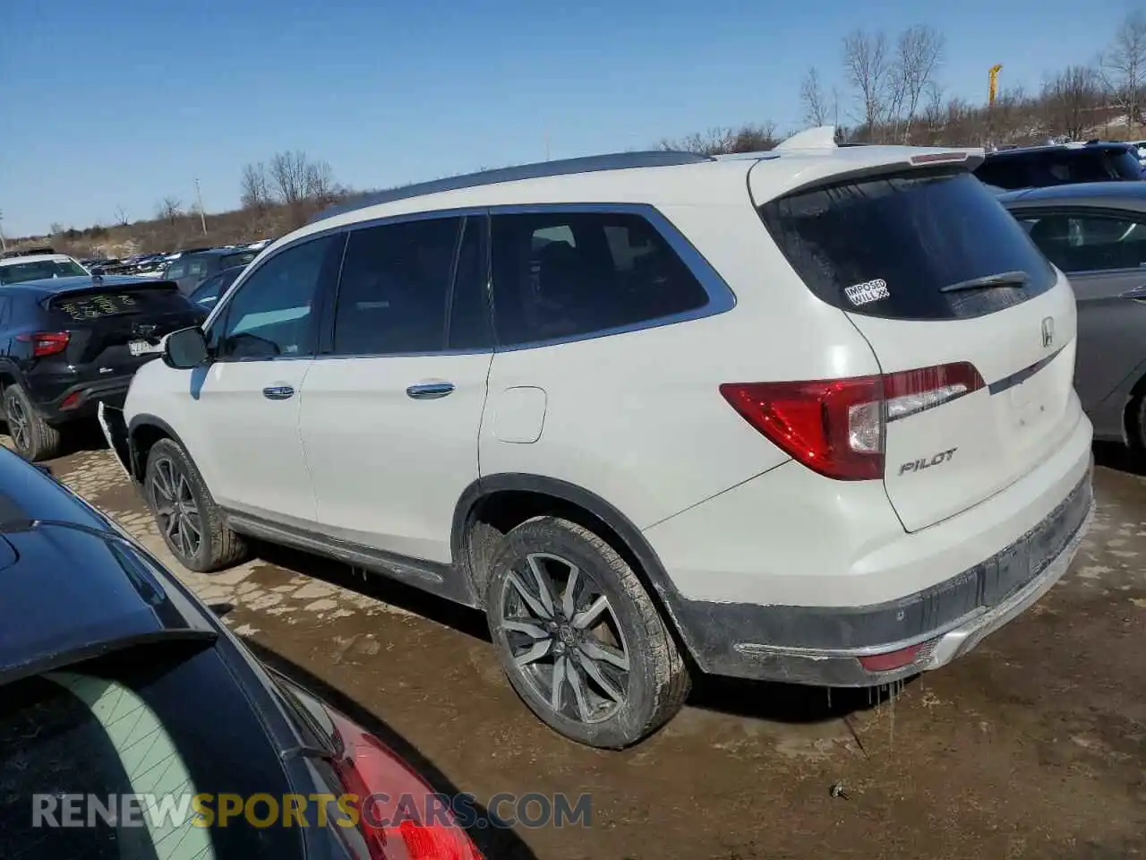 2 Photograph of a damaged car 5FNYF6H6XLB047801 HONDA PILOT 2020
