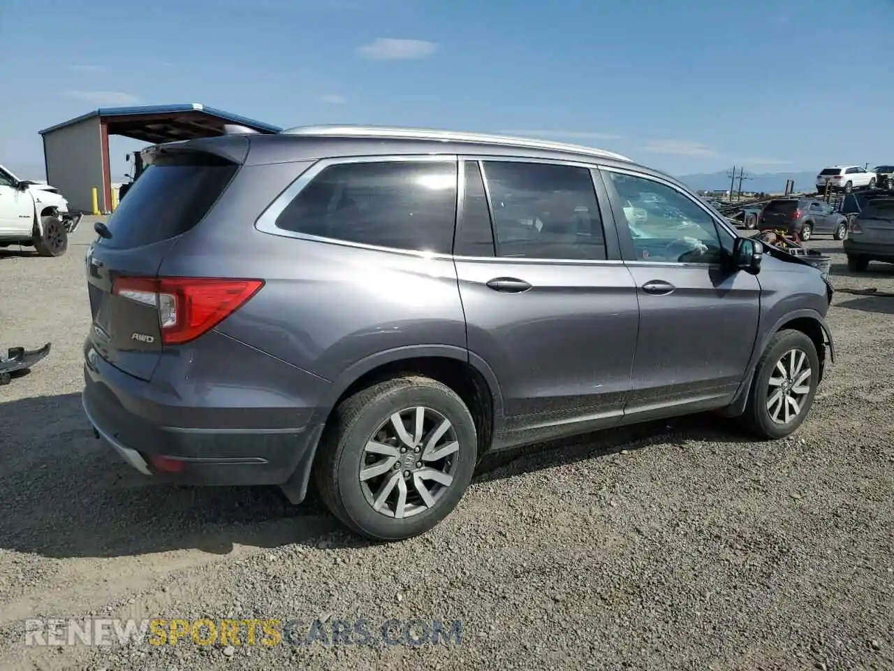 3 Photograph of a damaged car 5FNYF6H76LB501969 HONDA PILOT 2020
