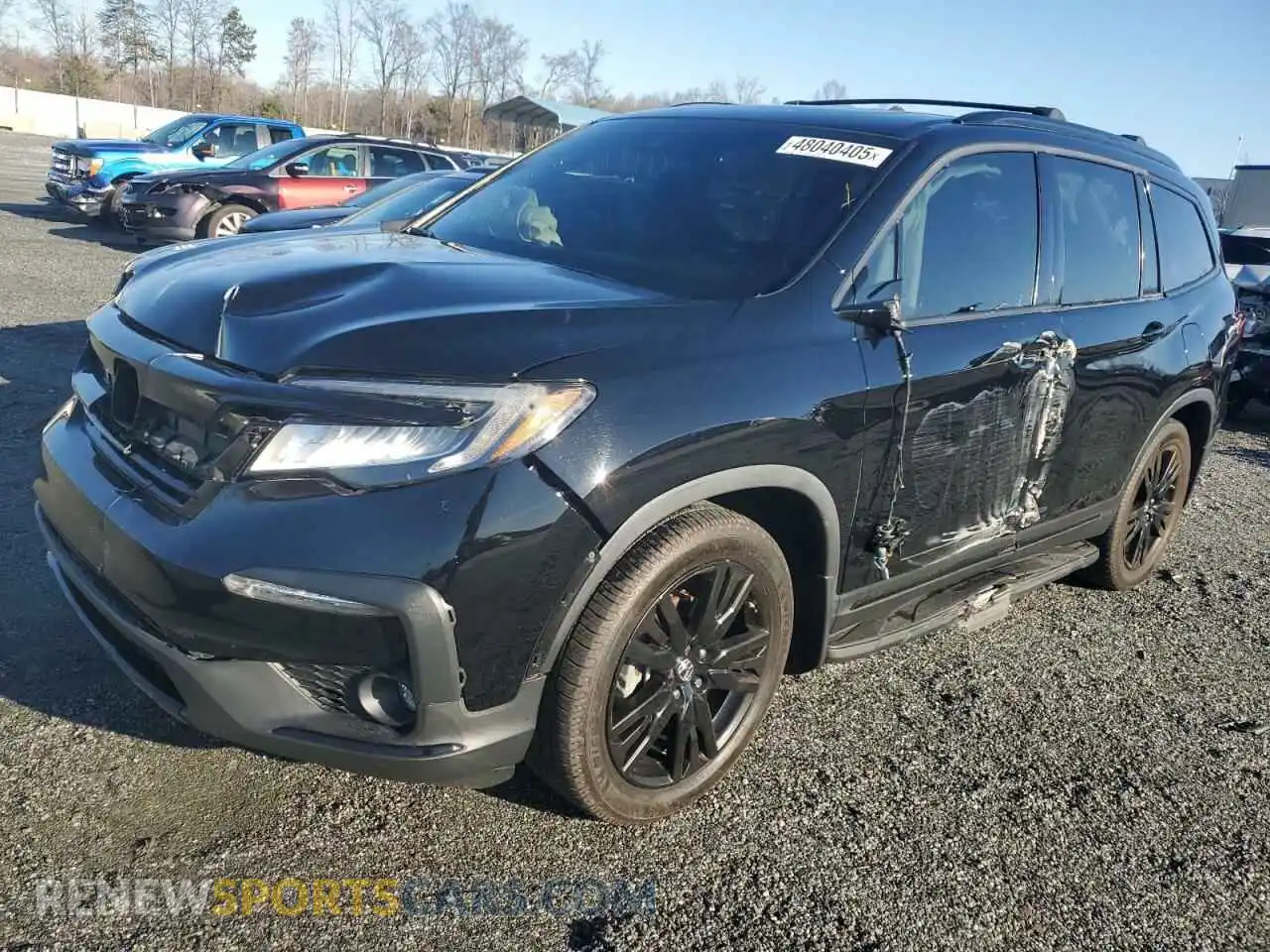 1 Photograph of a damaged car 5FNYF6H7XLB046544 HONDA PILOT 2020