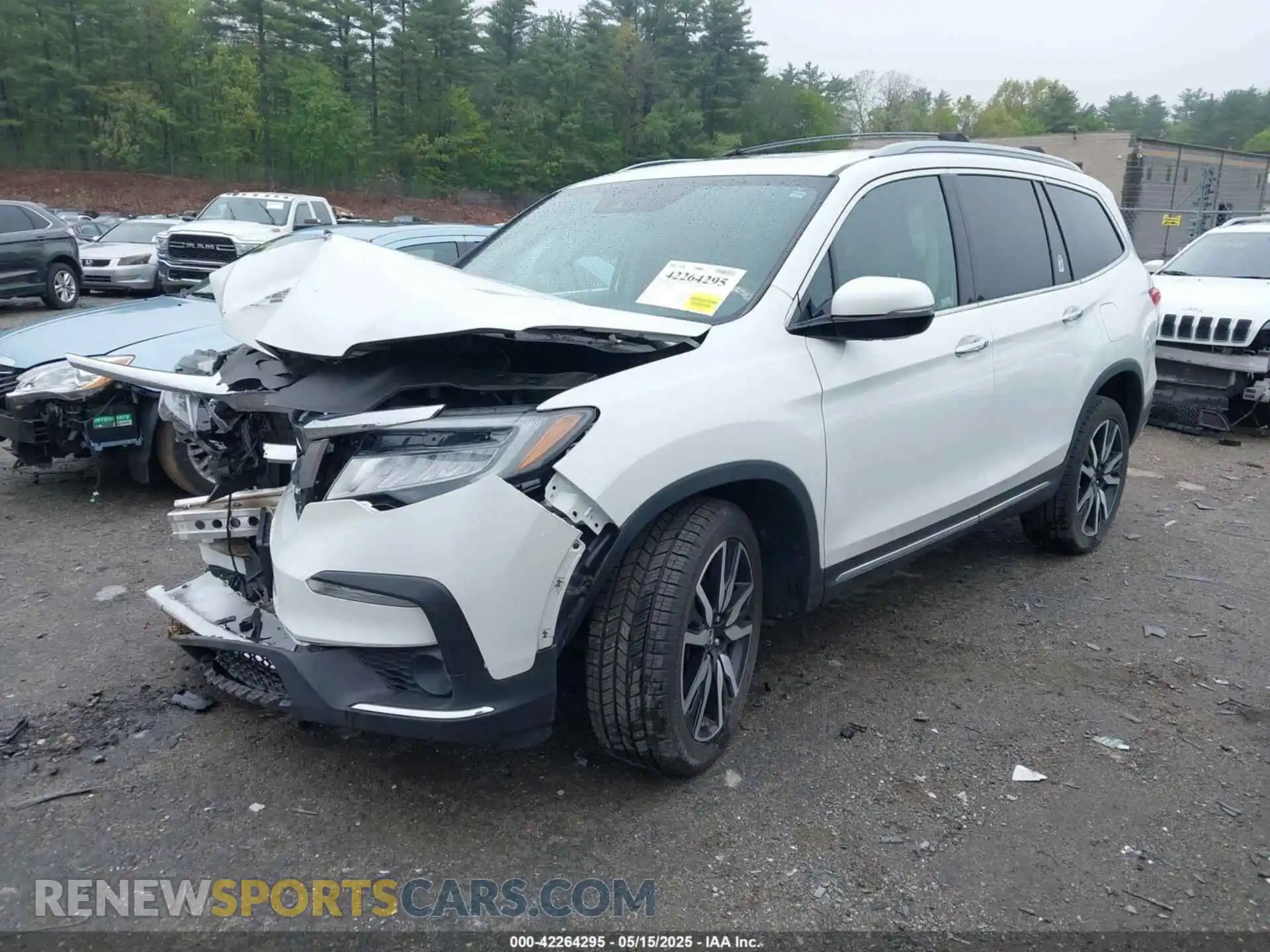 2 Photograph of a damaged car 5FNYF6H91LB006144 HONDA PILOT 2020