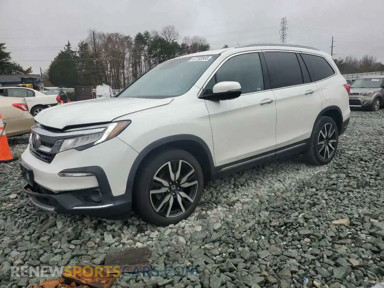 1 Photograph of a damaged car 5FNYF6H95LB053631 HONDA PILOT 2020