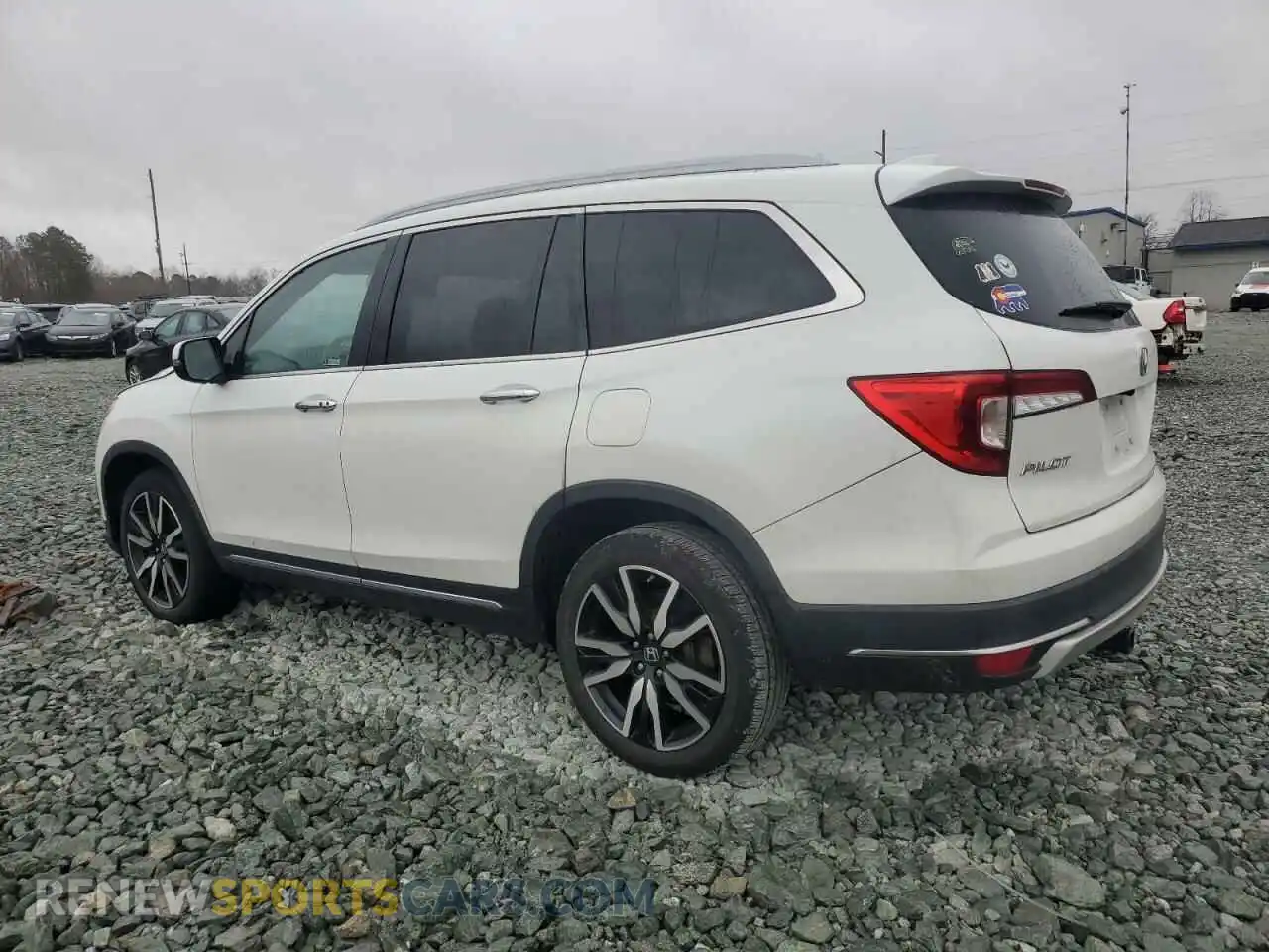 2 Photograph of a damaged car 5FNYF6H95LB053631 HONDA PILOT 2020