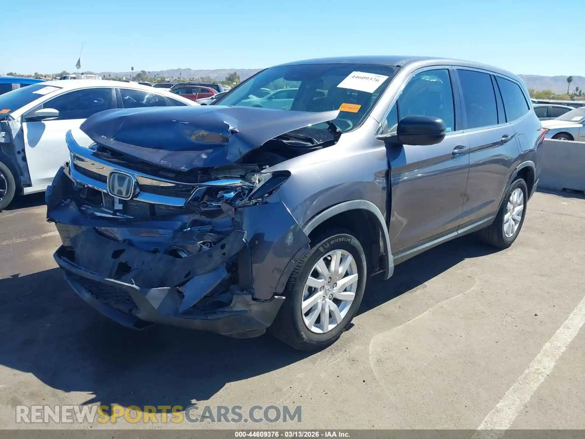 2 Photograph of a damaged car 5FNYF5H16MB005223 HONDA PILOT 2021