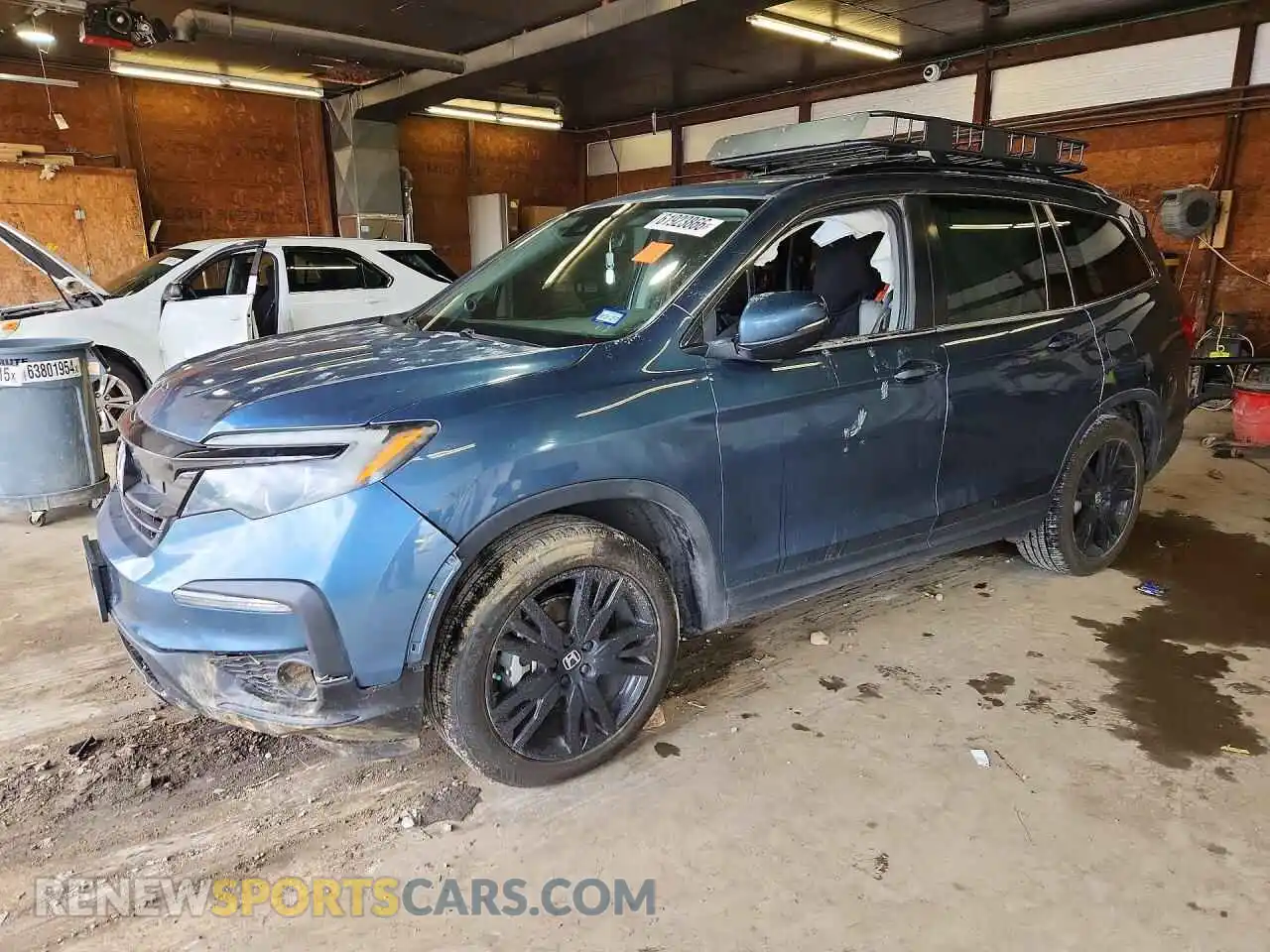 1 Photograph of a damaged car 5FNYF5H20MB001466 HONDA PILOT 2021