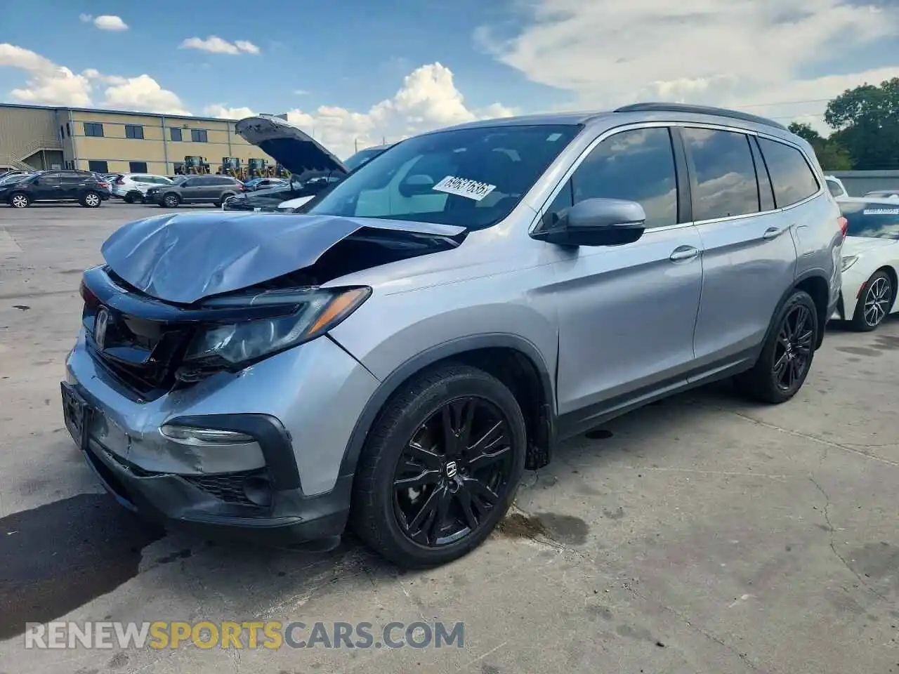 1 Photograph of a damaged car 5FNYF5H20MB006408 HONDA PILOT 2021