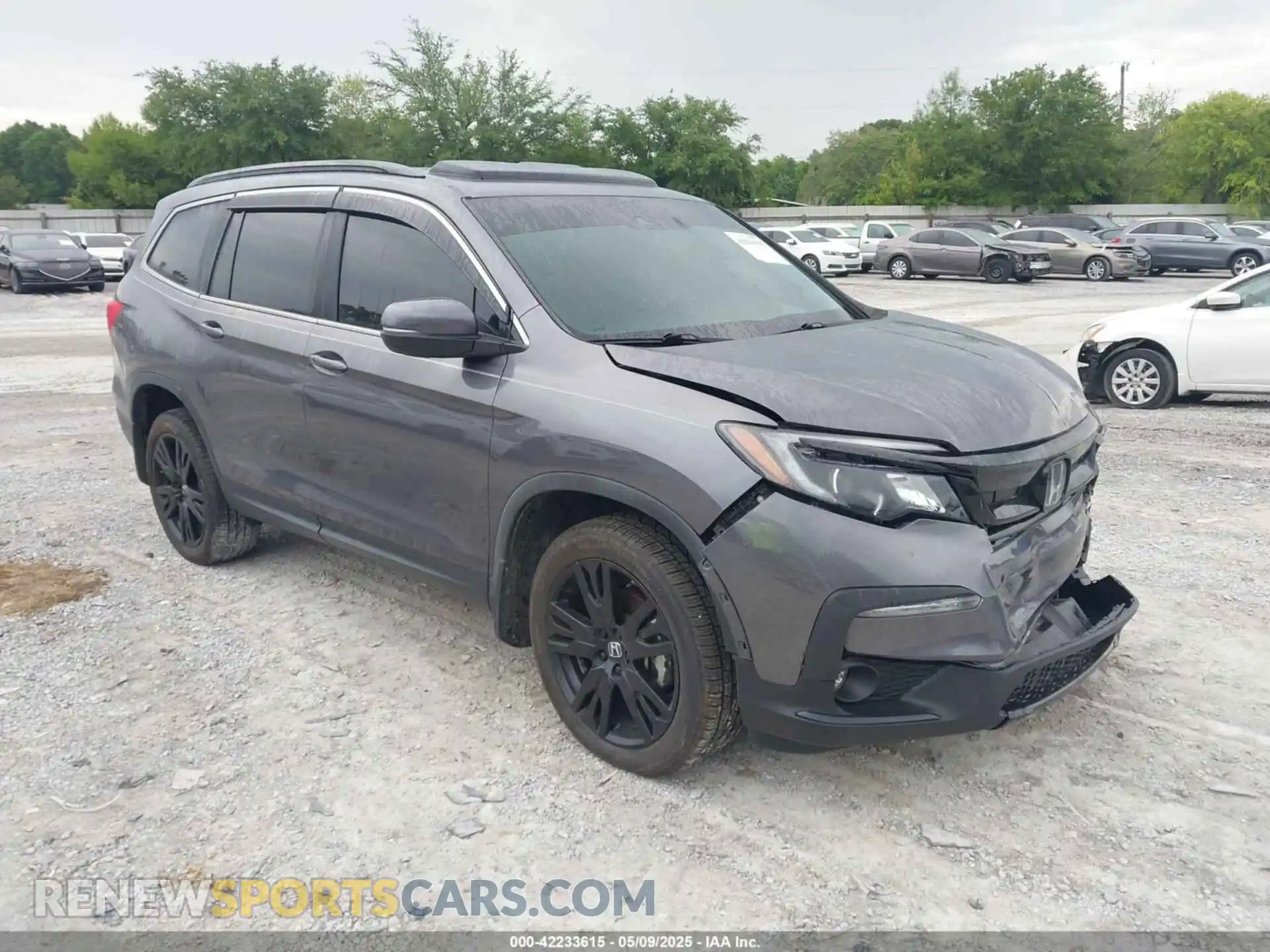 1 Photograph of a damaged car 5FNYF5H20MB023029 HONDA PILOT 2021
