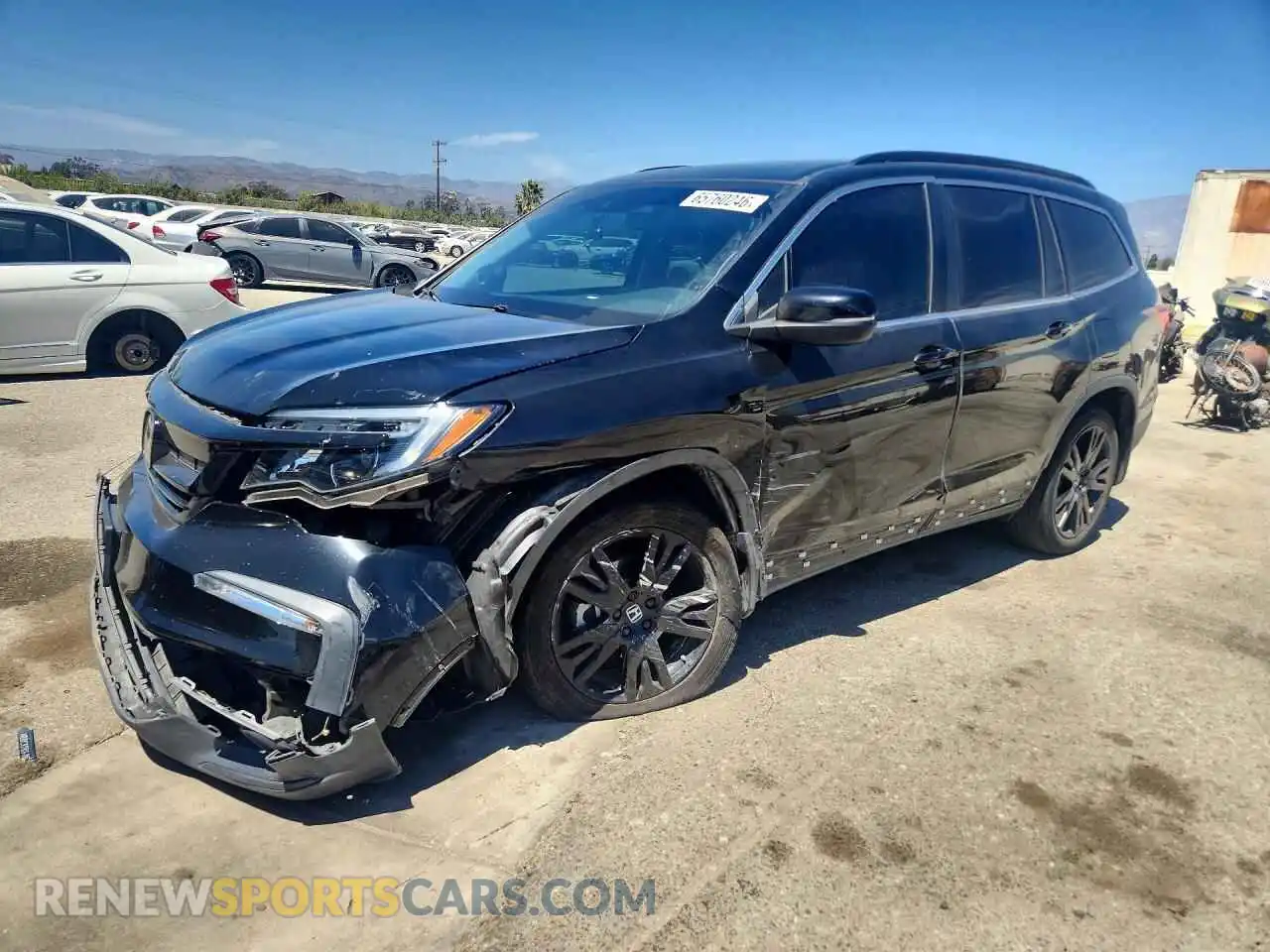 1 fotografías del automóvil dañado 5FNYF5H20MB047217 HONDA PILOT 2021