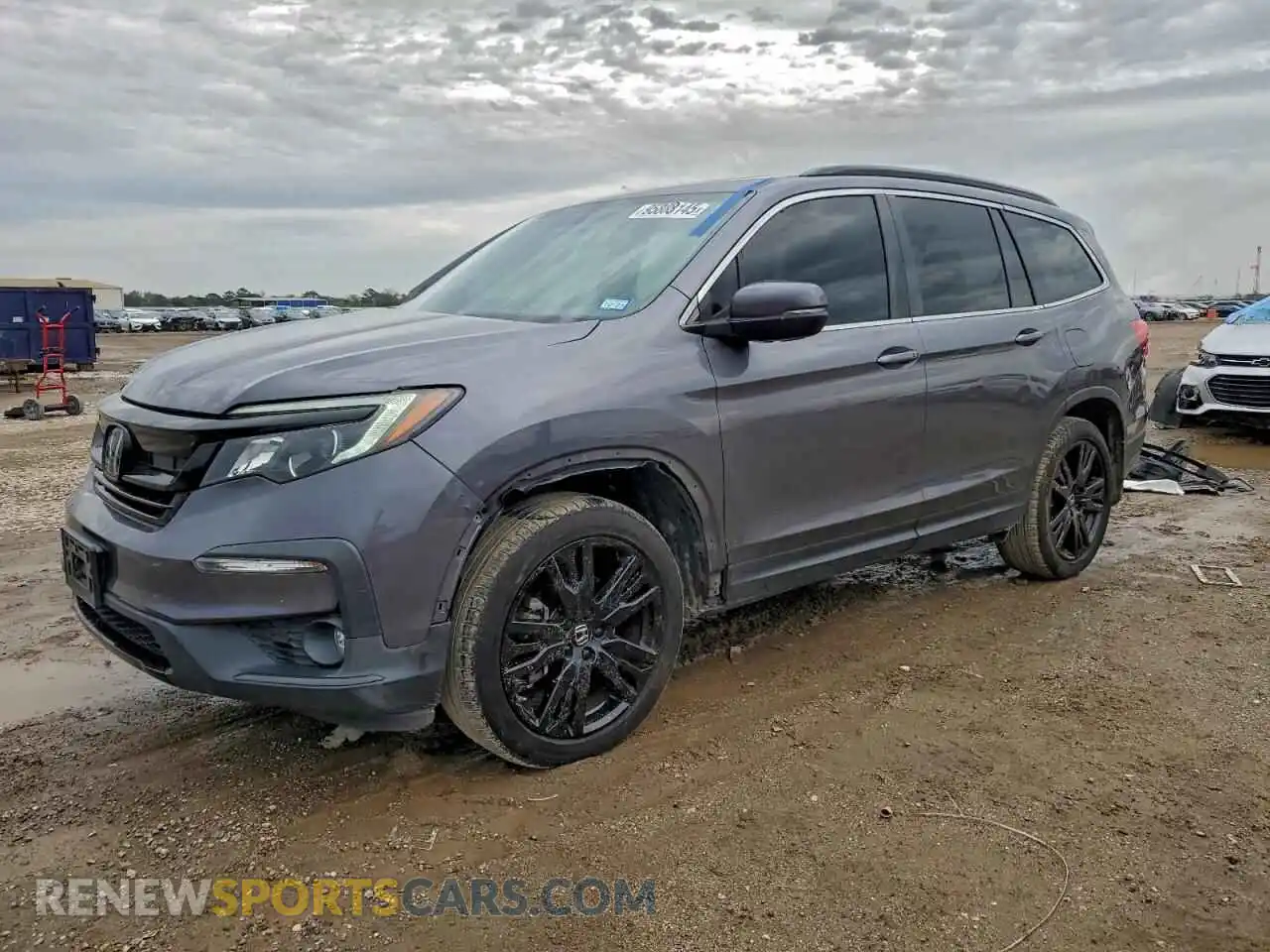 1 Photograph of a damaged car 5FNYF5H21MB027008 HONDA PILOT 2021