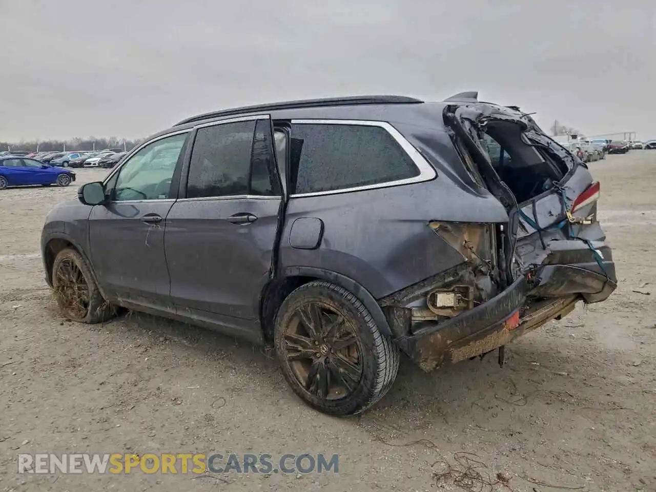 2 Photograph of a damaged car 5FNYF5H23MB033599 HONDA PILOT 2021