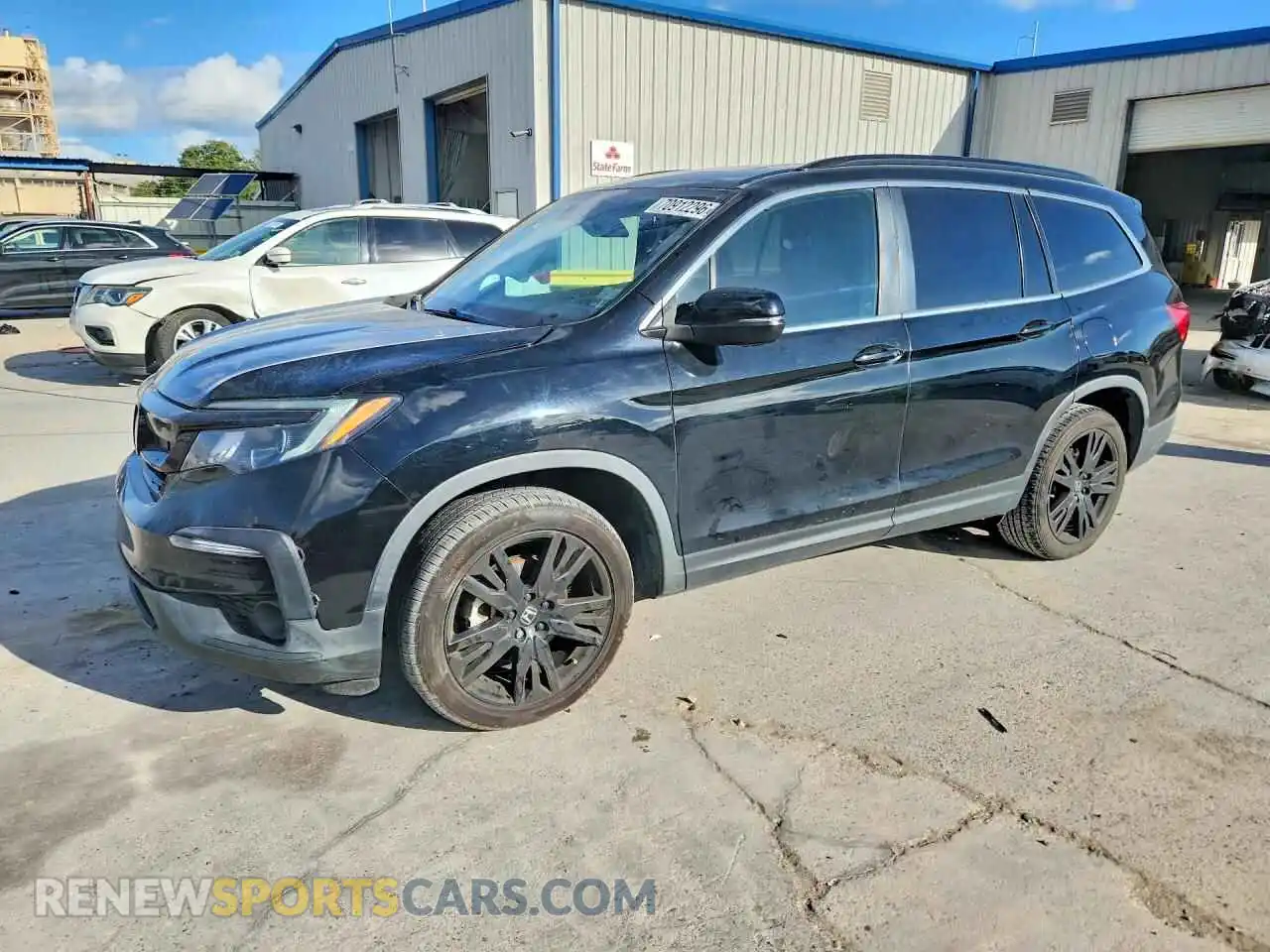 1 Photograph of a damaged car 5FNYF5H23MB034753 HONDA PILOT 2021