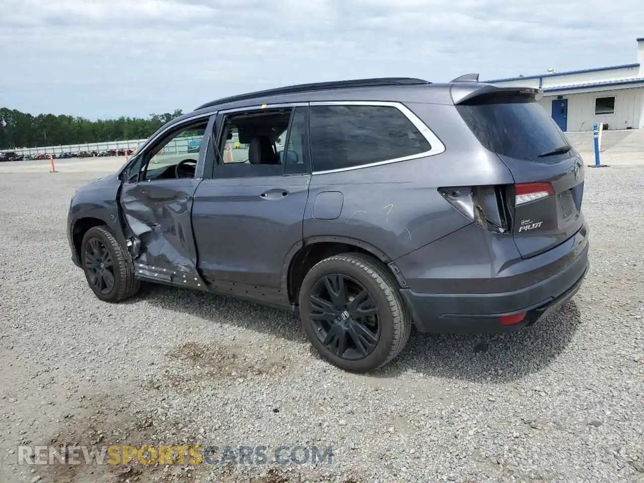 2 Photograph of a damaged car 5FNYF5H24MB009747 HONDA PILOT 2021