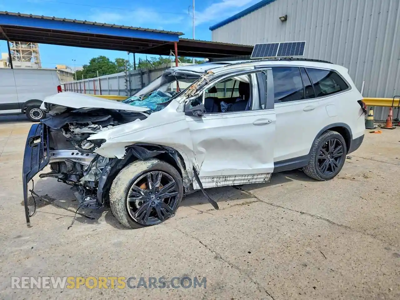 1 fotografías del automóvil dañado 5FNYF5H24MB033823 HONDA PILOT 2021