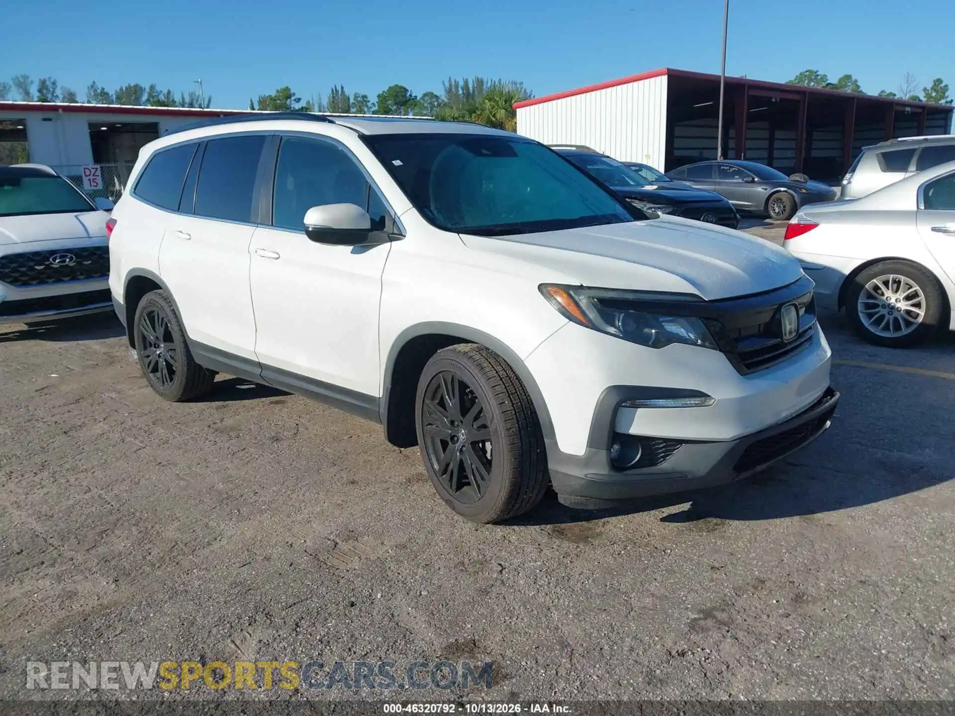 1 fotografías del automóvil dañado 5FNYF5H25MB036777 HONDA PILOT 2021