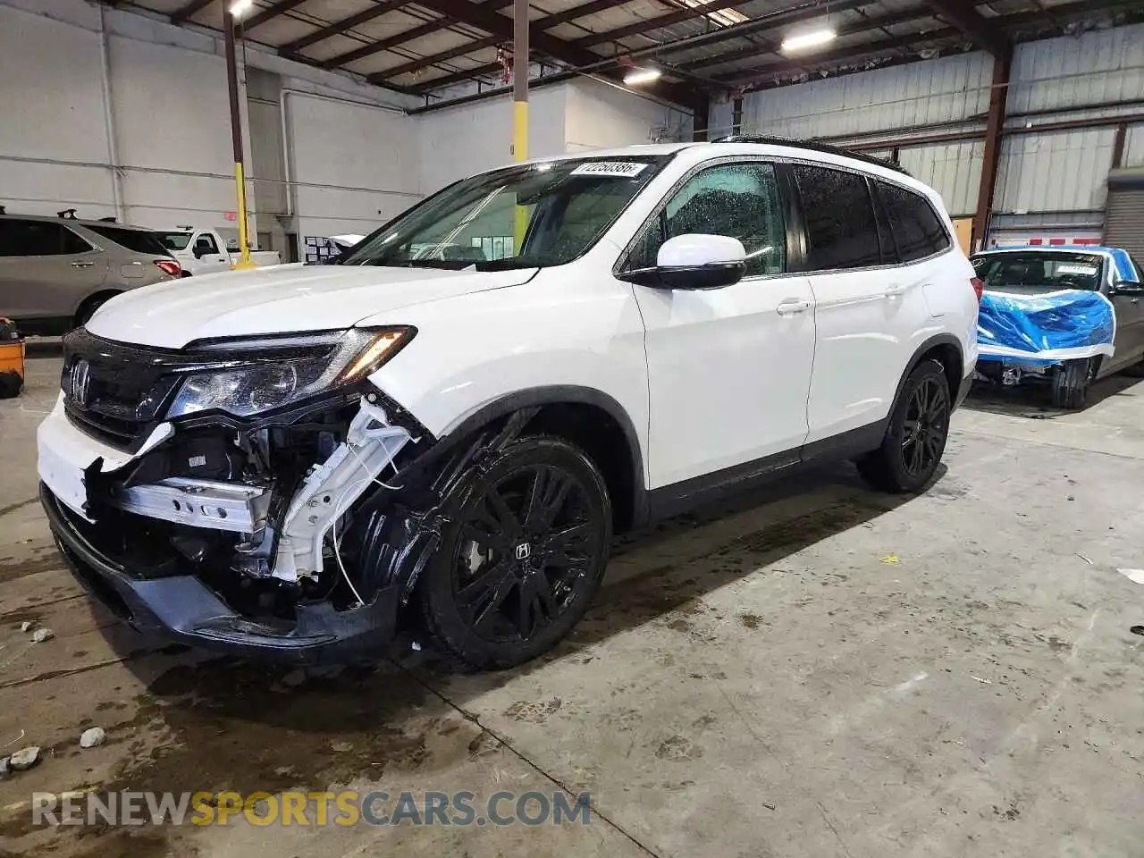 1 Фотография поврежденного автомобиля 5FNYF5H25MB037234 HONDA PILOT 2021
