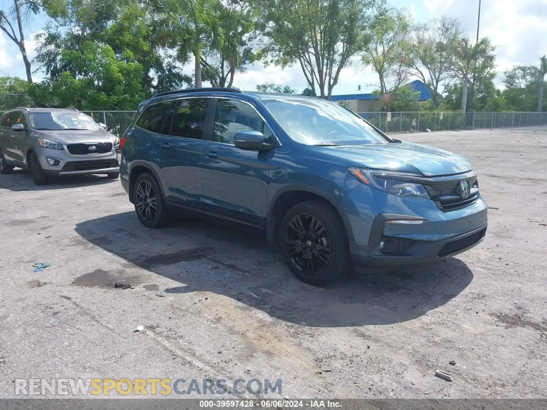 1 Photograph of a damaged car 5FNYF5H25MB041980 HONDA PILOT 2021