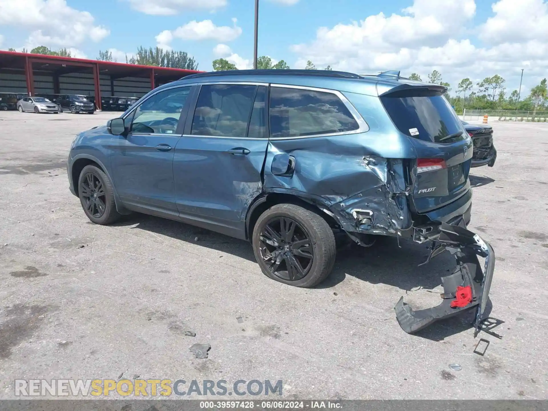 3 Photograph of a damaged car 5FNYF5H25MB041980 HONDA PILOT 2021