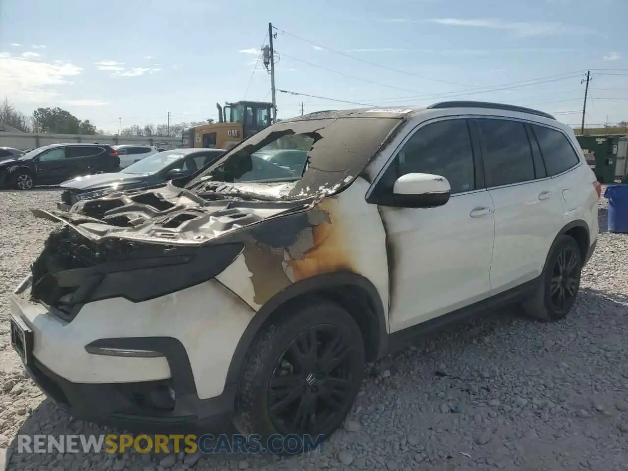 1 Фотография поврежденного автомобиля 5FNYF5H26MB001424 HONDA PILOT 2021