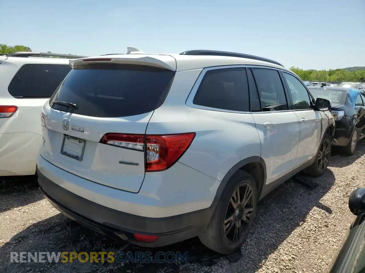 3 Фотография поврежденного автомобиля 5FNYF5H26MB001424 HONDA PILOT 2021