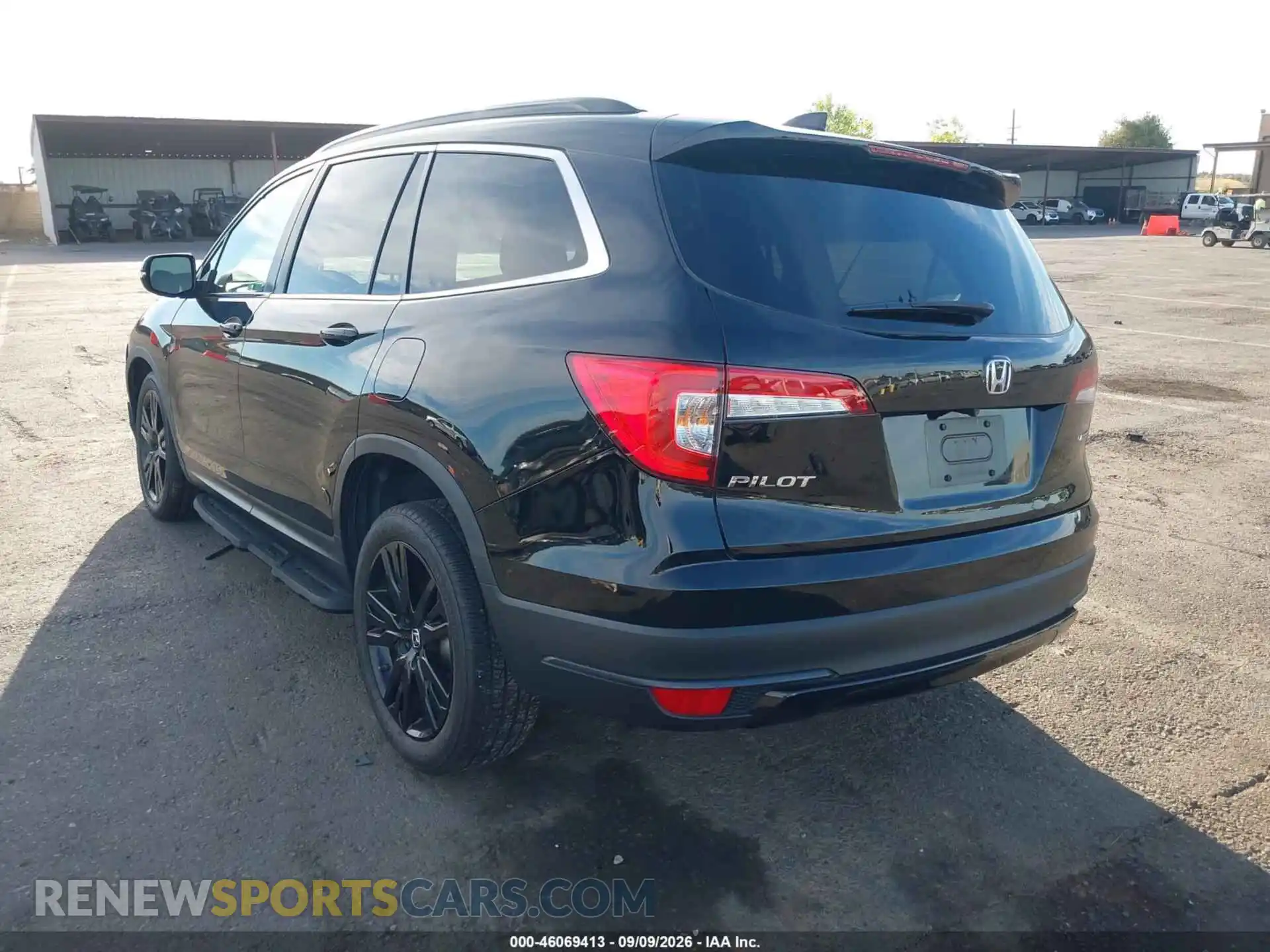 3 fotografías del automóvil dañado 5FNYF5H27MB004087 HONDA PILOT 2021