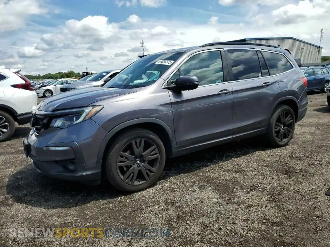 1 Photograph of a damaged car 5FNYF5H27MB005885 HONDA PILOT 2021