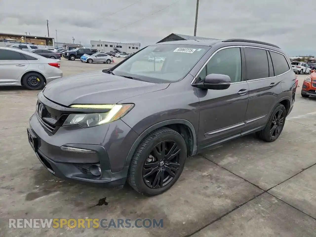 1 Photograph of a damaged car 5FNYF5H27MB009550 HONDA PILOT 2021
