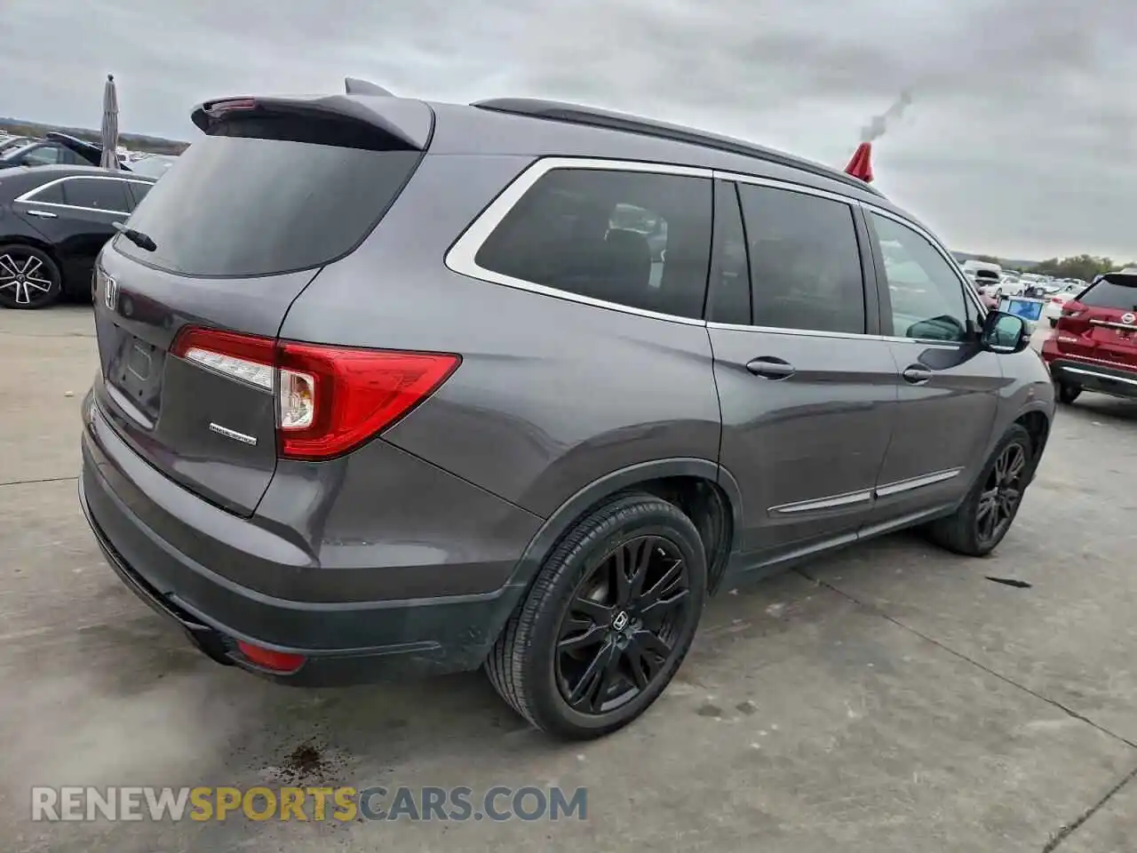 3 Photograph of a damaged car 5FNYF5H27MB009550 HONDA PILOT 2021