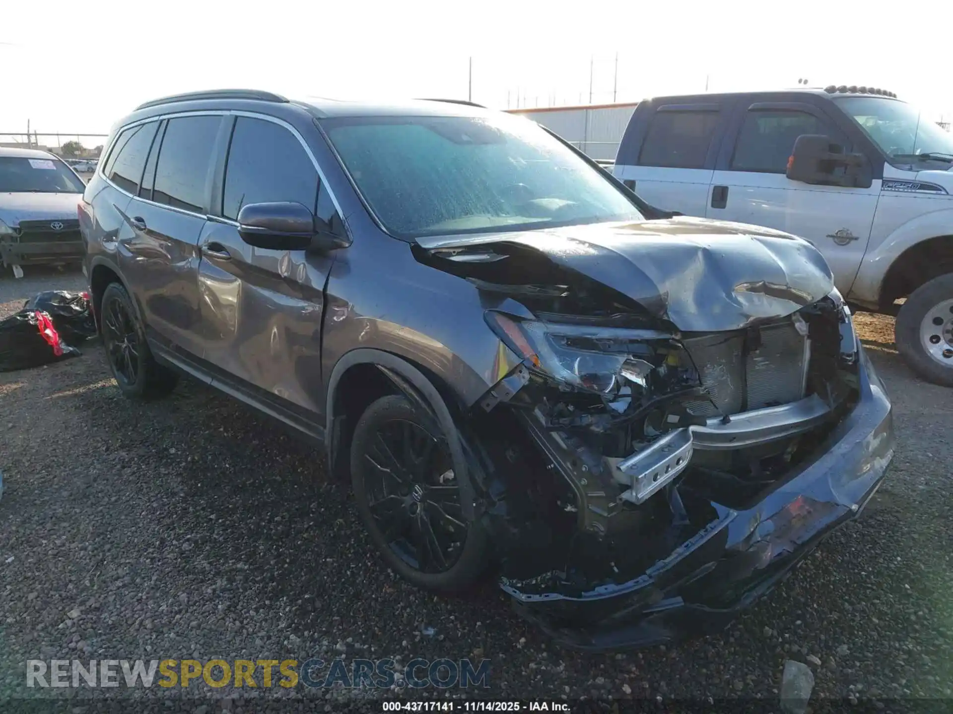 1 Фотография поврежденного автомобиля 5FNYF5H27MB039471 HONDA PILOT 2021