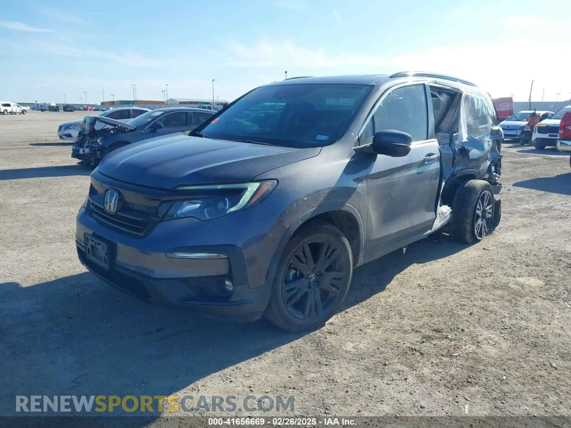 2 Photograph of a damaged car 5FNYF5H27MB040801 HONDA PILOT 2021