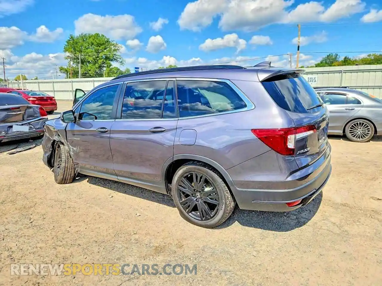 2 Фотография поврежденного автомобиля 5FNYF5H27MB045593 HONDA PILOT 2021