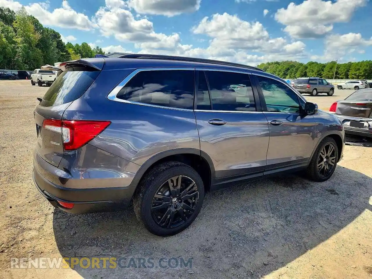 3 Фотография поврежденного автомобиля 5FNYF5H27MB045593 HONDA PILOT 2021